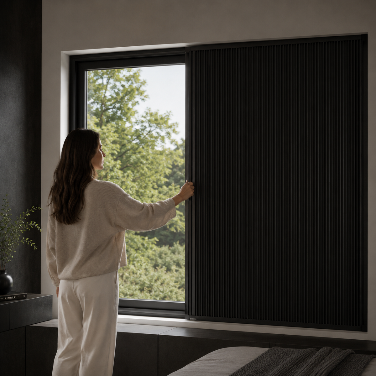 Built for rooms that need real darkness.