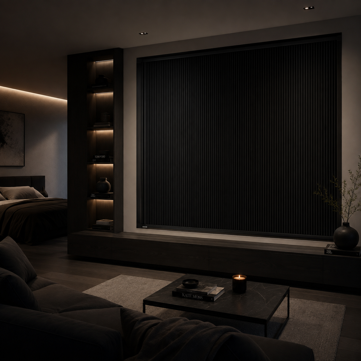 Home cinema. Nursery. Night-shift sleep.